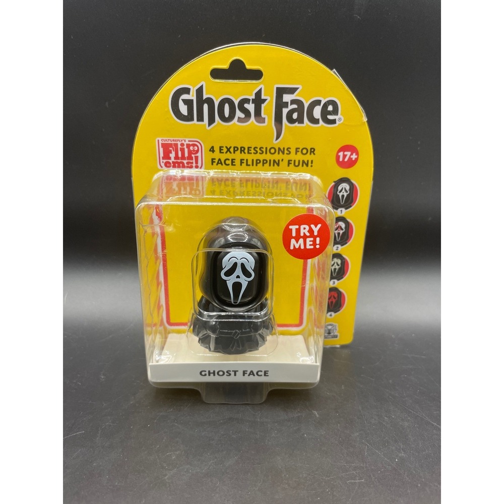 Ghost Face Flip 'ems CultureFly Scream Horror Figure 4 Expressions Toy New
